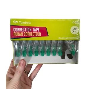 Tombow Correction Tape Unisex 10 Pack Green New Mini Breakproof 68722 new sealed